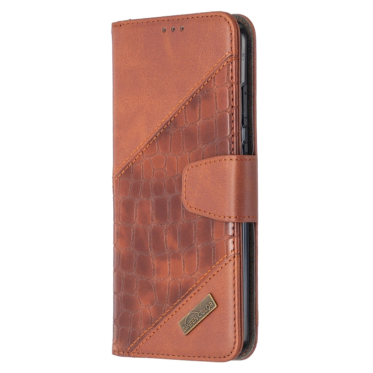 For Nokia 5.3 Matching Color Crocodile Texture Horizontal Flip PU Leather Case with Wallet & Holder & Card Slots