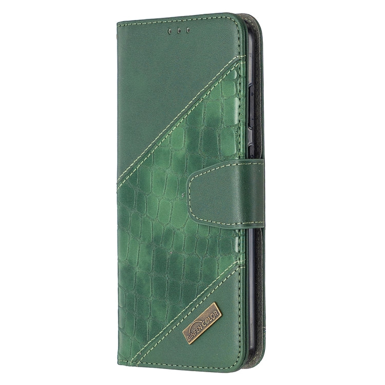 For Nokia 5.3 Matching Color Crocodile Texture Horizontal Flip PU Leather Case with Wallet & Holder & Card Slots