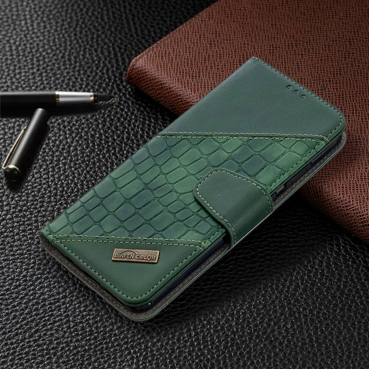 For Nokia 5.3 Matching Color Crocodile Texture Horizontal Flip PU Leather Case with Wallet & Holder & Card Slots