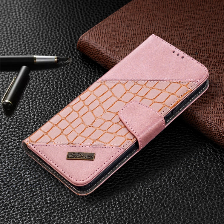 For Nokia 5.3 Matching Color Crocodile Texture Horizontal Flip PU Leather Case with Wallet & Holder & Card Slots