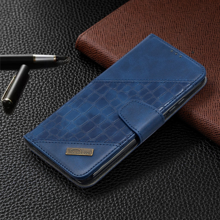 For Xiaomi Redmi 9C Matching Color Crocodile Texture Horizontal Flip PU Leather Case with Wallet & Holder & Card Slots