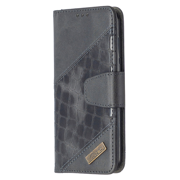 For Huawei Y5(2019) Matching Color Crocodile Texture Horizontal Flip PU Leather Case with Wallet & Holder & Card Slots