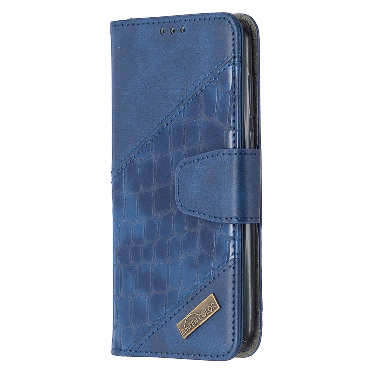For Huawei Y5(2019) Matching Color Crocodile Texture Horizontal Flip PU Leather Case with Wallet & Holder & Card Slots