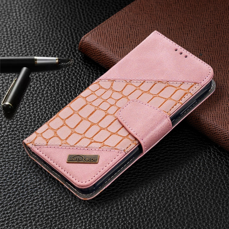 For Huawei Y5(2019) Matching Color Crocodile Texture Horizontal Flip PU Leather Case with Wallet & Holder & Card Slots