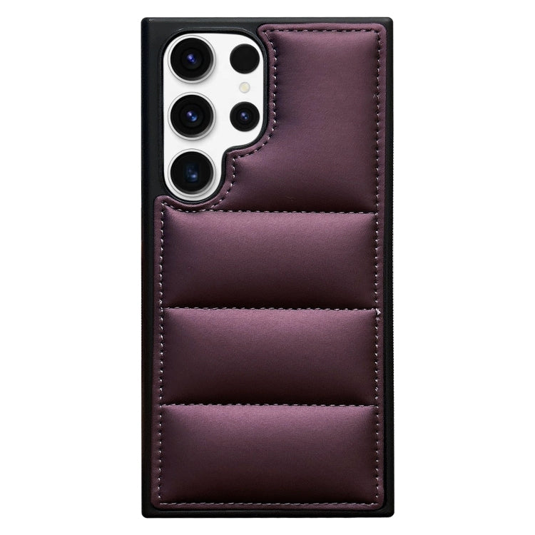 For Samsung Galaxy S22 Ultra 5G Cotton Filling Eiderdown Airbag Phone Case