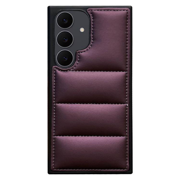 For Samsung Galaxy S25 5G Cotton Filling Eiderdown Airbag Phone Case