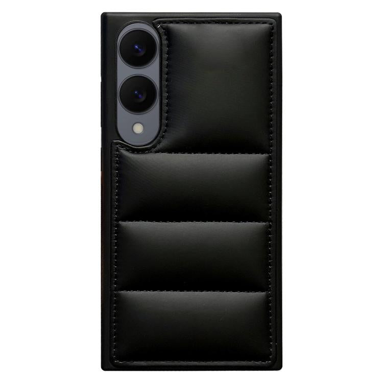 For Samsung Galaxy S25 Edge 5G Cotton Filling Eiderdown Airbag Phone Case