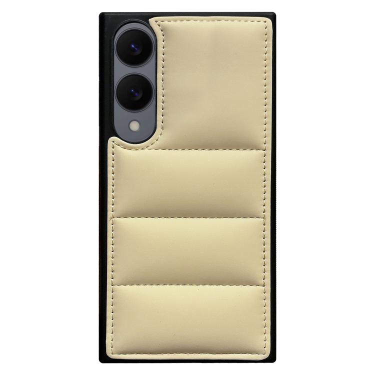 For Samsung Galaxy S25 Edge 5G Cotton Filling Eiderdown Airbag Phone Case
