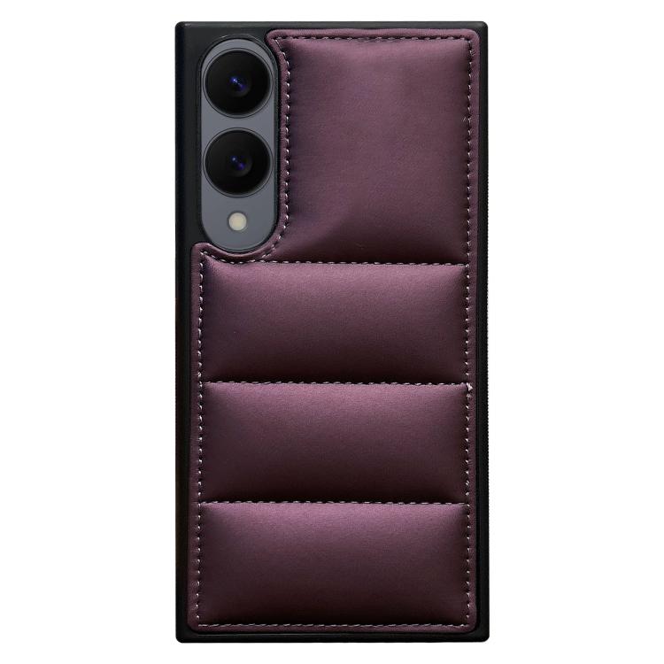 For Samsung Galaxy S25 Edge 5G Cotton Filling Eiderdown Airbag Phone Case