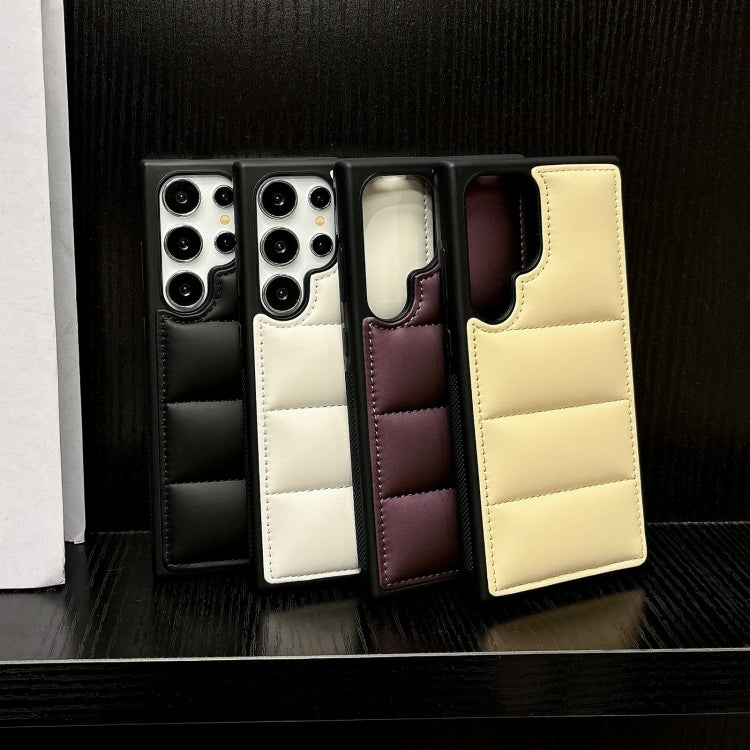 For Samsung Galaxy S25 5G Cotton Filling Eiderdown Airbag Phone Case