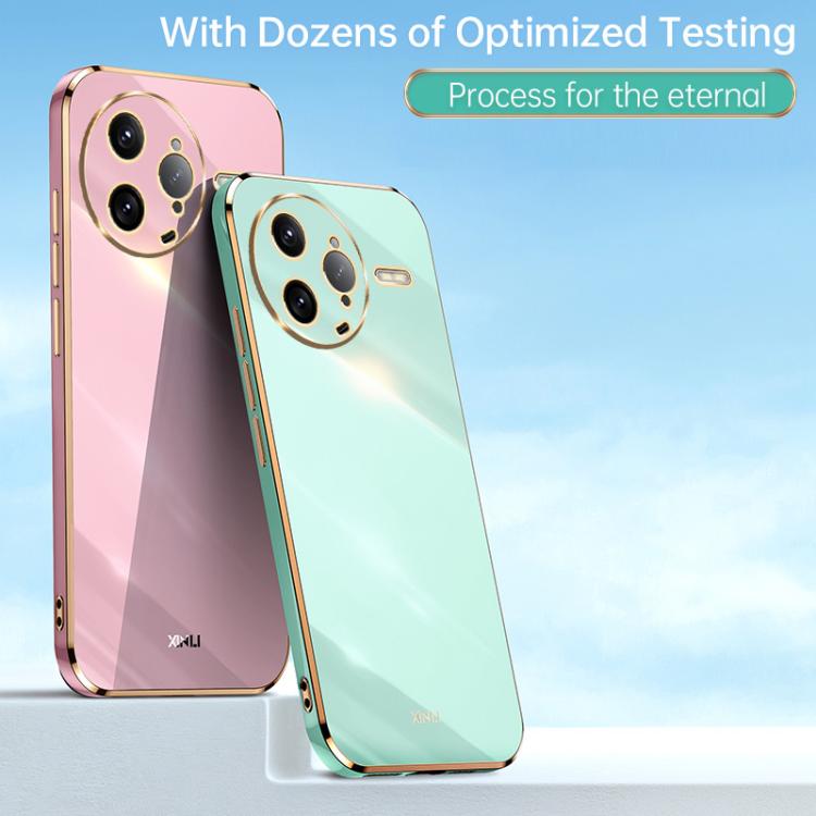For Redmi K80 Pro XINLI Straight Edge 6D Electroplate TPU Phone Case