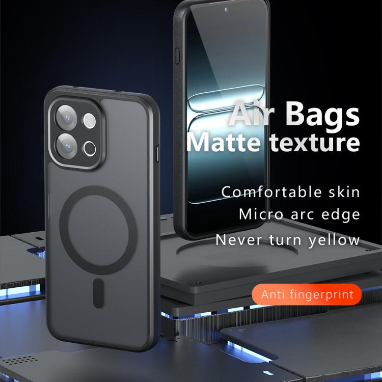 For OnePlus 13T Armor MagSafe PC Hybrid TPU Phone Case - Frosted Black
