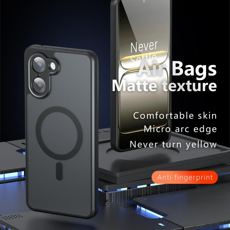 For OnePlus Ace 5 Racing / Nord CE5 Armor MagSafe PC Hybrid TPU Phone Case - Frosted Black