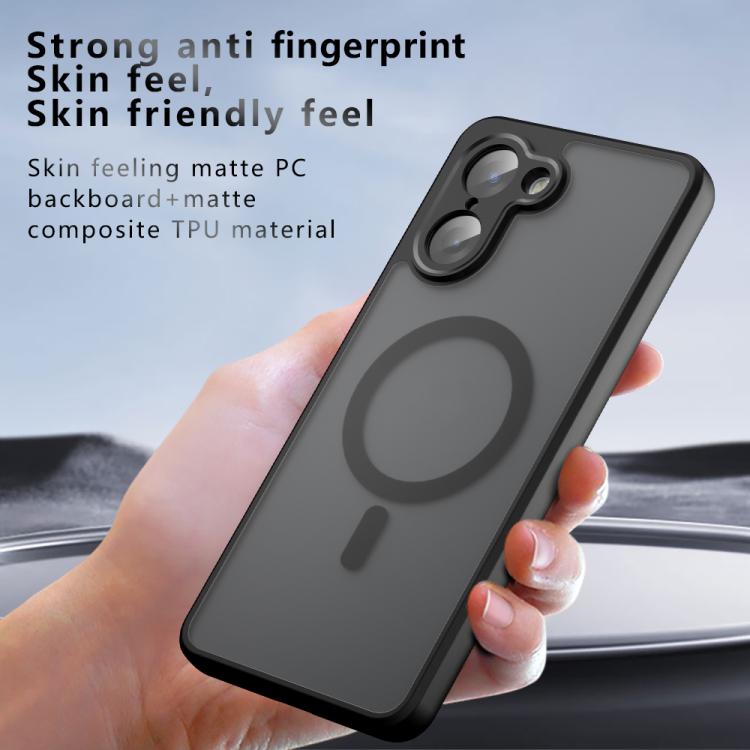 For OnePlus Ace 5 Racing / Nord CE5 Armor MagSafe PC Hybrid TPU Phone Case - Frosted Black