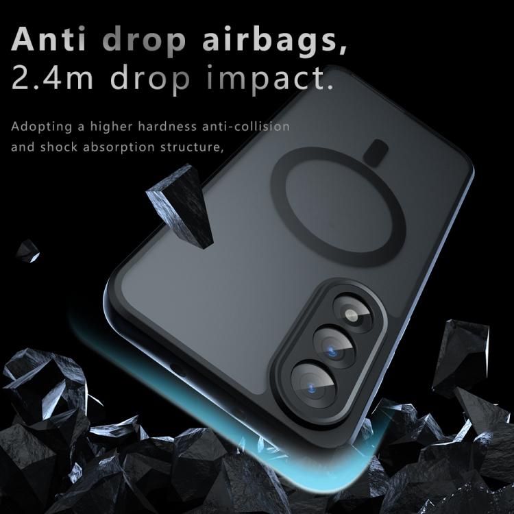 For OnePlus Ace 5 Ultra / Nord 5 Armor MagSafe PC Hybrid TPU Phone Case - Frosted Black