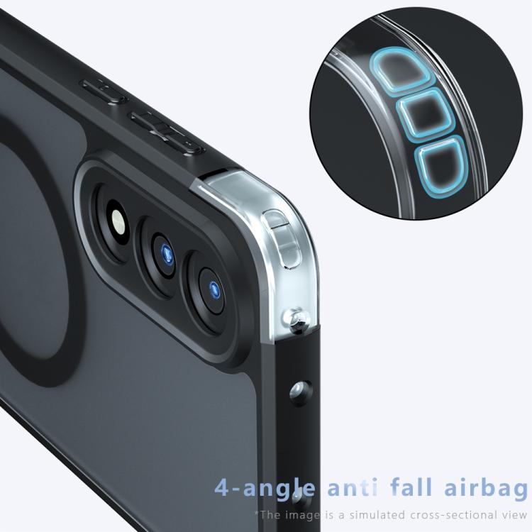 For OnePlus Ace 5 Ultra / Nord 5 Armor MagSafe PC Hybrid TPU Phone Case - Frosted Black