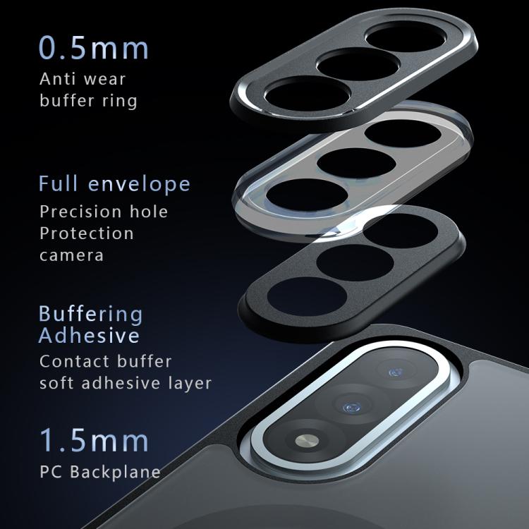For OnePlus Ace 5 Ultra / Nord 5 Armor MagSafe PC Hybrid TPU Phone Case - Frosted Black