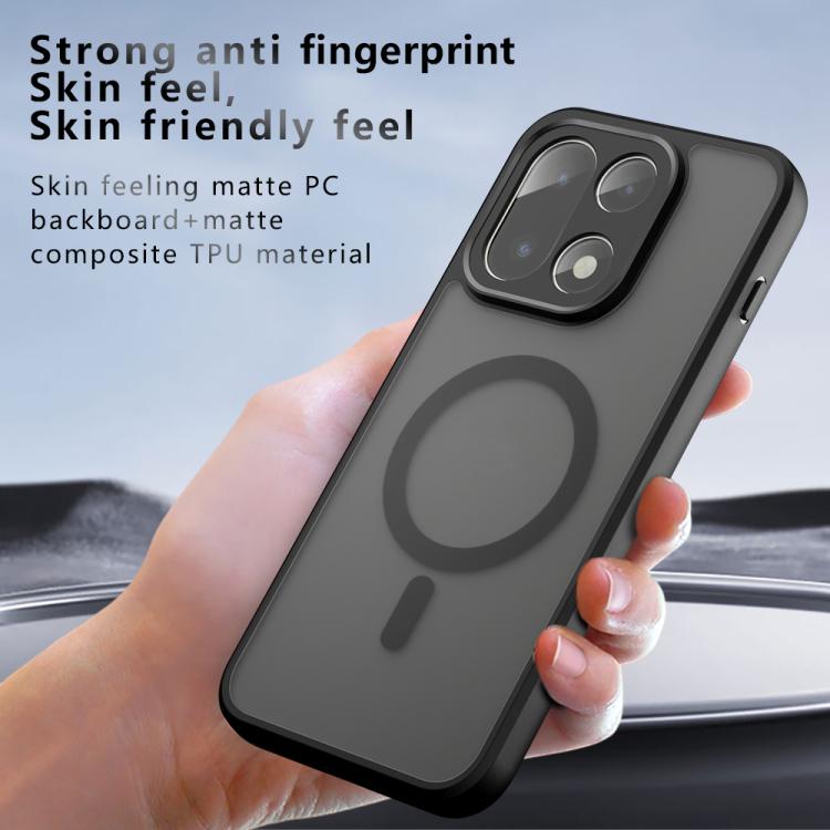 For OnePlus 15 Armor MagSafe PC Hybrid TPU Phone Case - Frosted Black