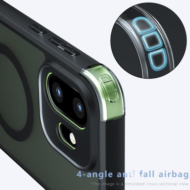 For OnePlus 15T Armor MagSafe PC Hybrid TPU Phone Case - Frosted Black