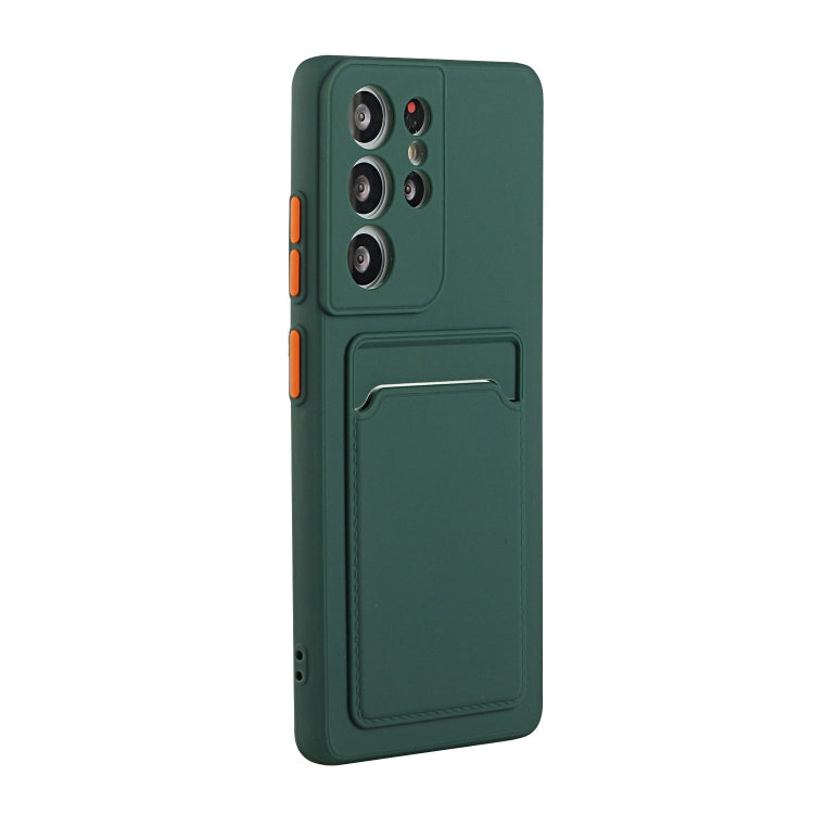 For Samsung Galaxy S25 Ultra 5G Card Slot Design Shockproof TPU Phone Case