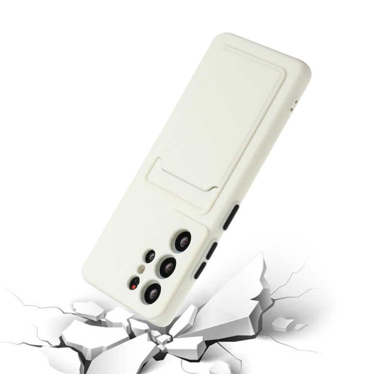 For Samsung Galaxy S25 Ultra 5G Card Slot Design Shockproof TPU Phone Case
