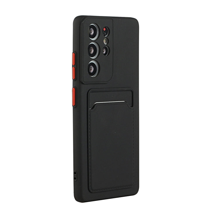 For Samsung Galaxy S25 Ultra 5G Card Slot Design Shockproof TPU Phone Case