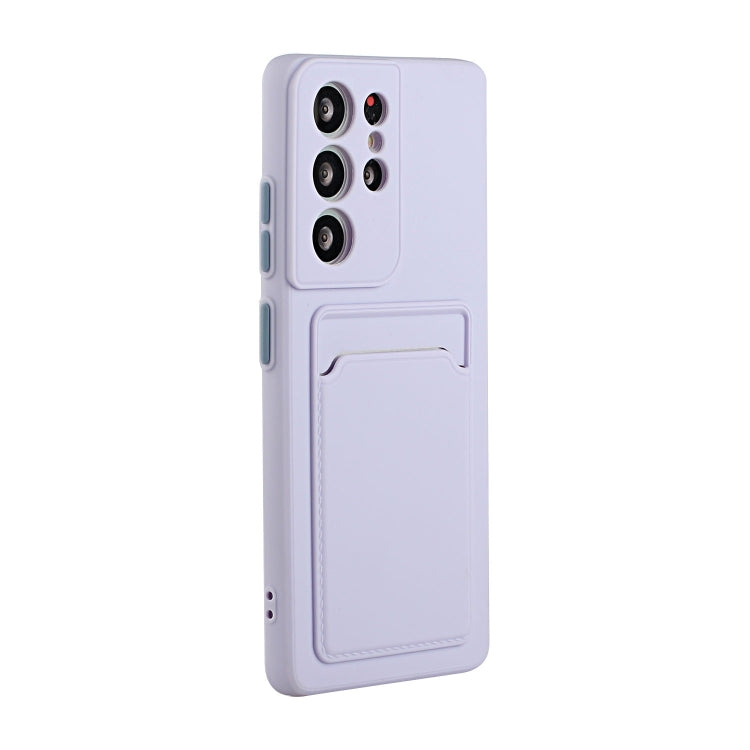 For Samsung Galaxy S25 Ultra 5G Card Slot Design Shockproof TPU Phone Case