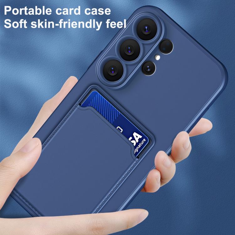 For Samsung Galaxy S26 Ultra 5G Card Slot Design Shockproof TPU Phone Case