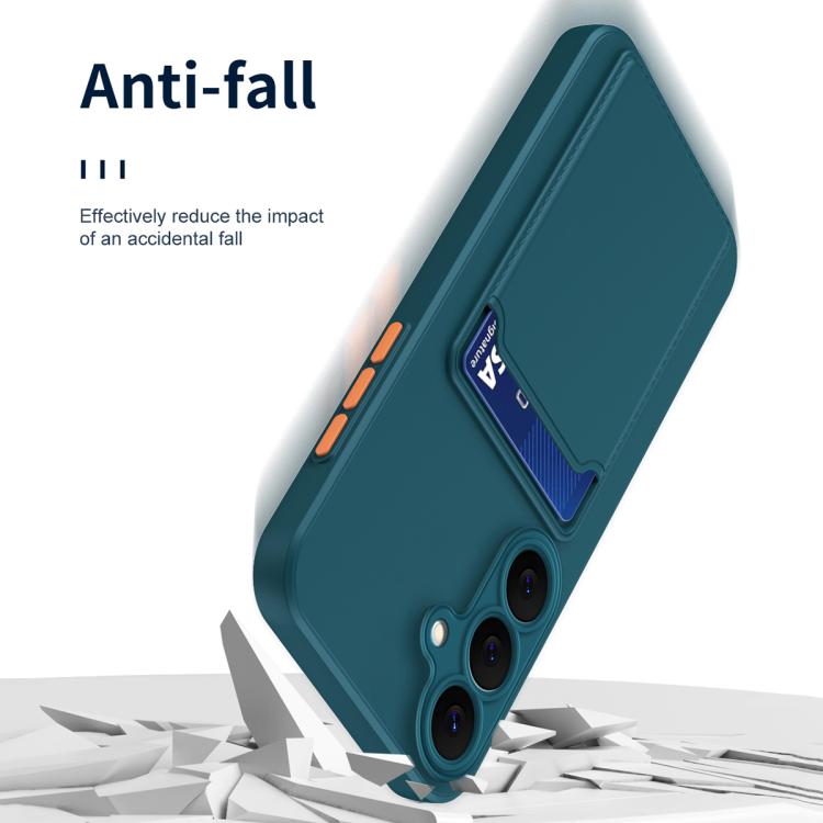 For Samsung Galaxy S26 5G Card Slot Design Shockproof TPU Phone Case