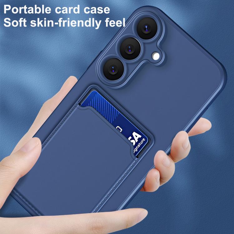 For Samsung Galaxy S26 5G Card Slot Design Shockproof TPU Phone Case