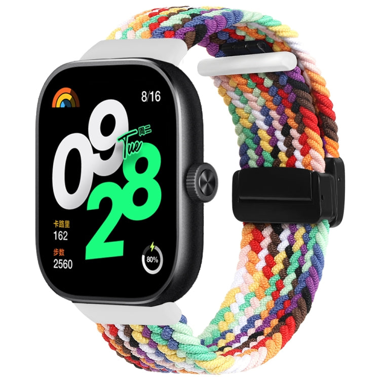 For Xiaomi Band 10 Pro / Redmi Watch 6 / 5 Folding Magnetic Buckle Braided Watch Band