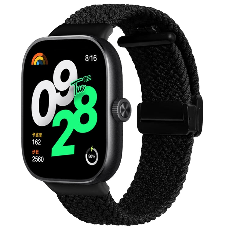 For Xiaomi Band 10 Pro / Redmi Watch 6 / 5 Folding Magnetic Buckle Braided Watch Band