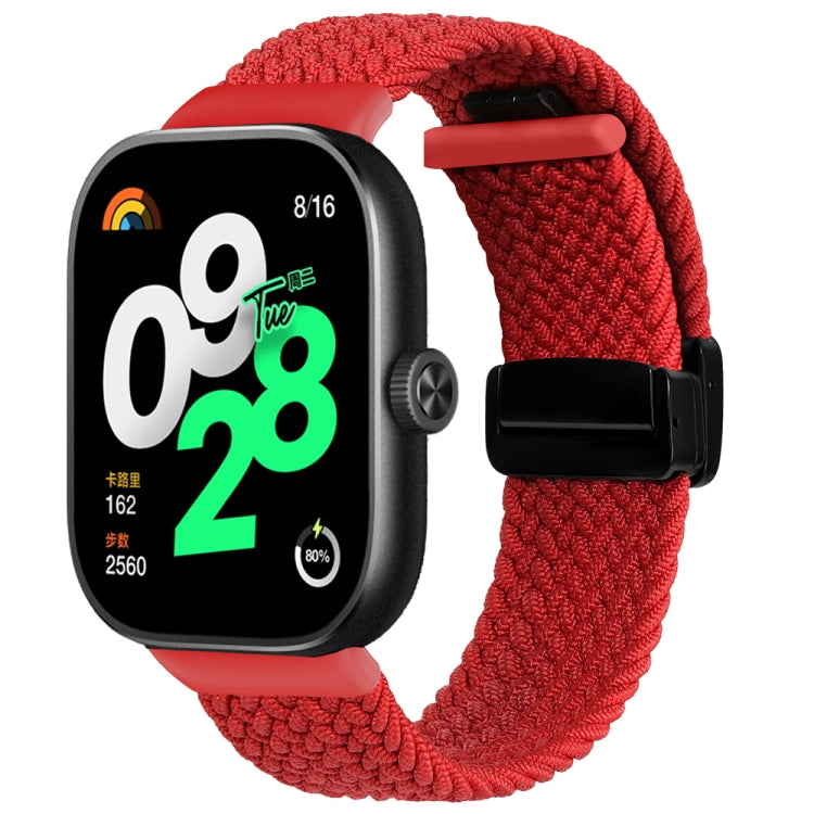 For Xiaomi Band 10 Pro / Redmi Watch 6 / 5 Folding Magnetic Buckle Braided Watch Band