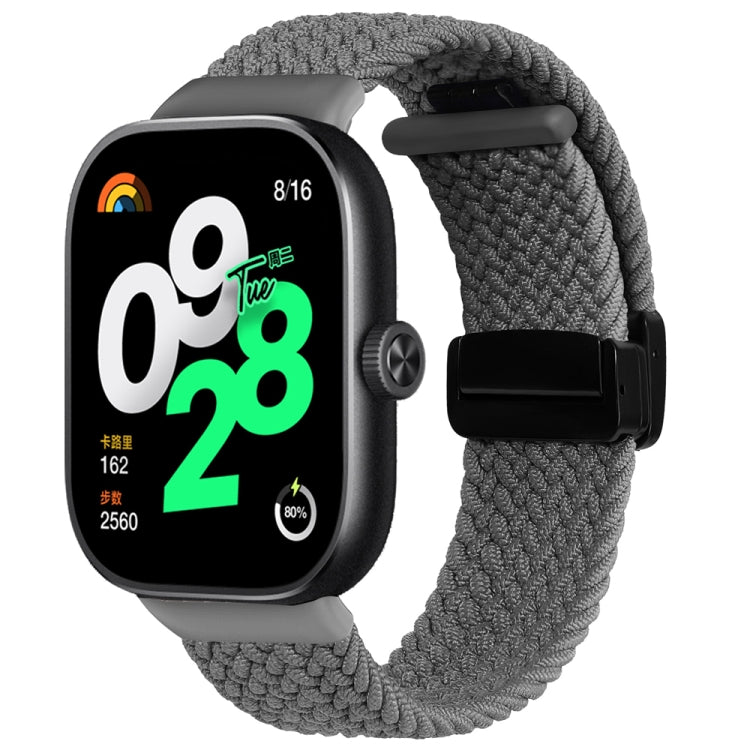 For Xiaomi Band 10 Pro / Redmi Watch 6 / 5 Folding Magnetic Buckle Braided Watch Band