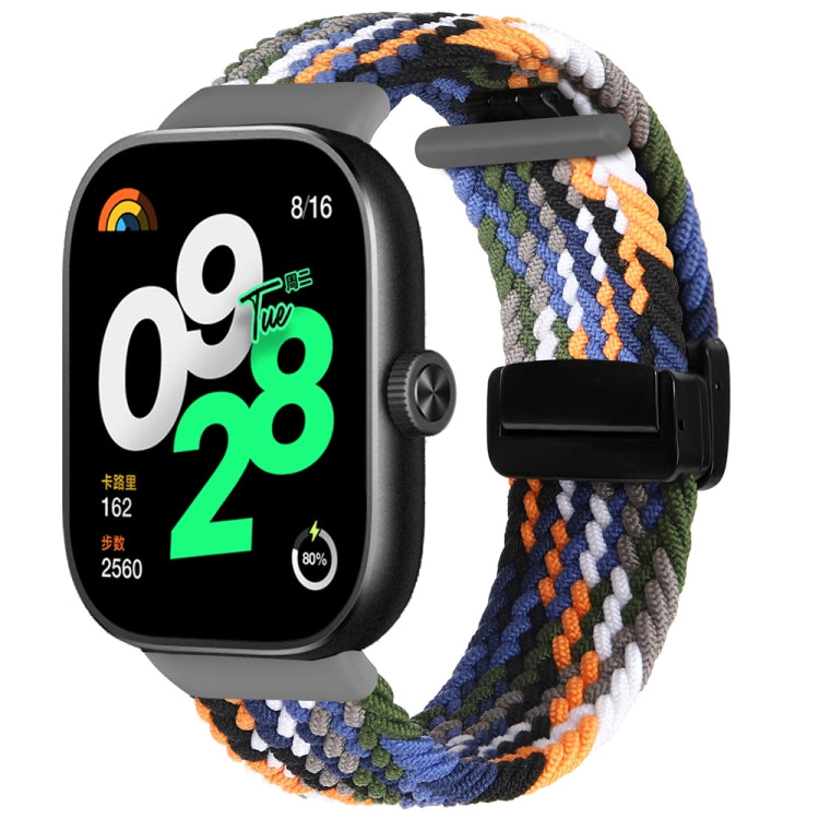 For Xiaomi Band 10 Pro / Redmi Watch 6 / 5 Folding Magnetic Buckle Braided Watch Band