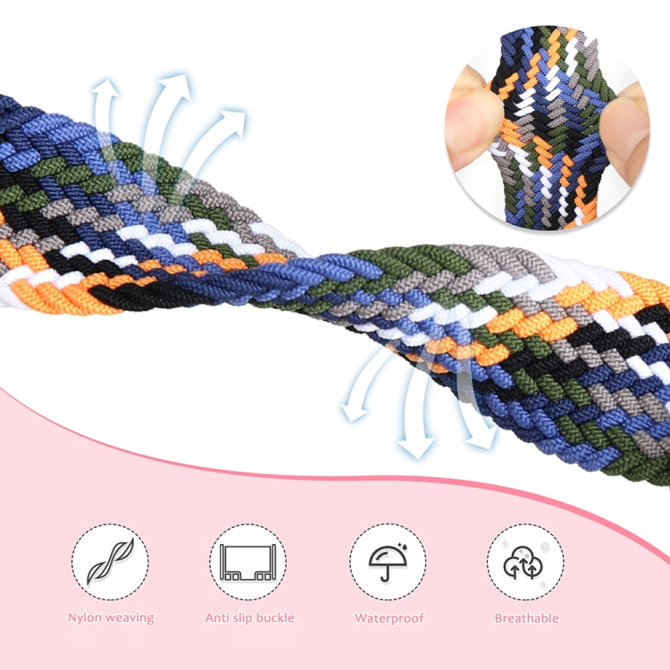For Xiaomi Band 10 Pro / Redmi Watch 6 / 5 Folding Magnetic Buckle Braided Watch Band
