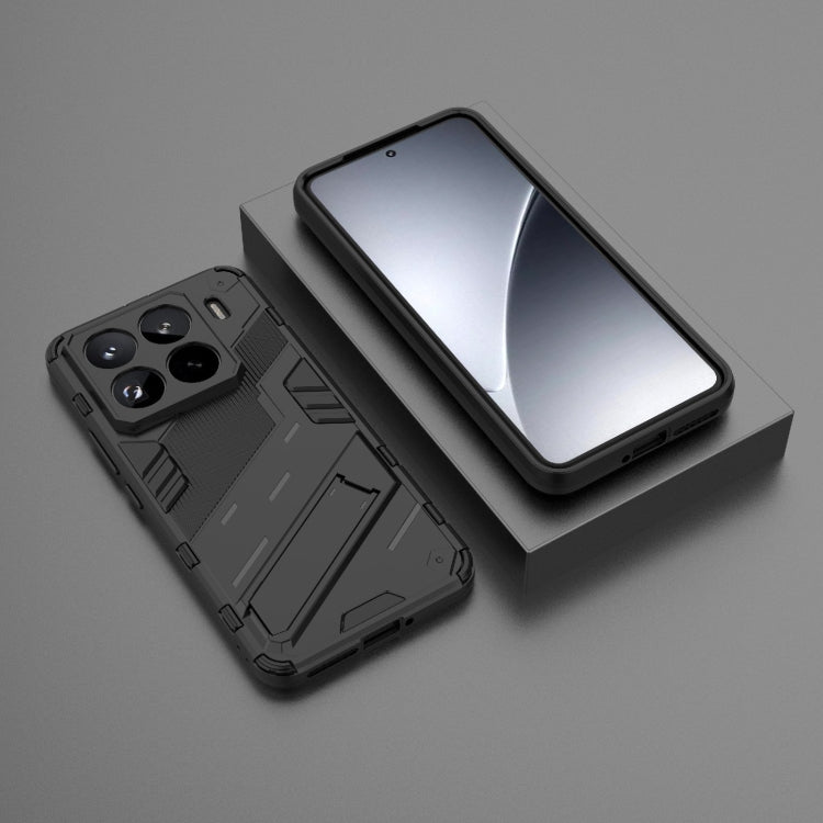 For Xiaomi 15 Pro 5G Punk Armor 2 in 1 PC + TPU Phone Case with Holder