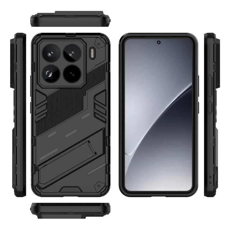 For Xiaomi 15 Pro 5G Punk Armor 2 in 1 PC + TPU Phone Case with Holder