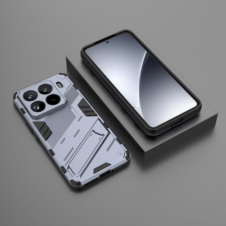 For Xiaomi 15 Pro 5G Punk Armor 2 in 1 PC + TPU Phone Case with Holder