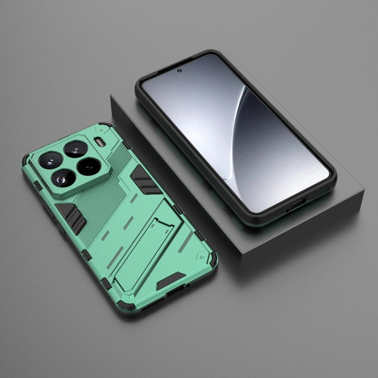 For Xiaomi 15 Pro 5G Punk Armor 2 in 1 PC + TPU Phone Case with Holder