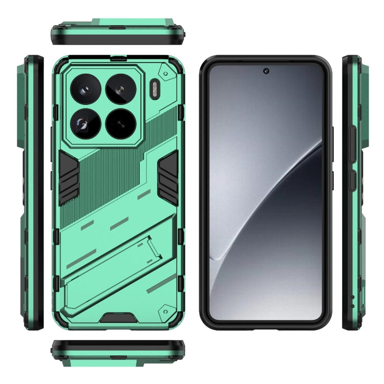 For Xiaomi 15 Pro 5G Punk Armor 2 in 1 PC + TPU Phone Case with Holder