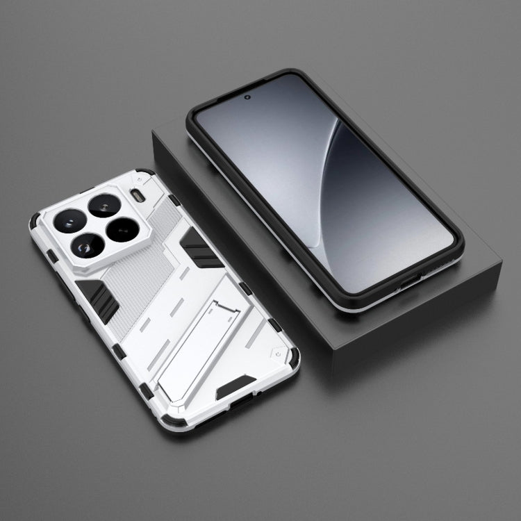 For Xiaomi 15 Pro 5G Punk Armor 2 in 1 PC + TPU Phone Case with Holder