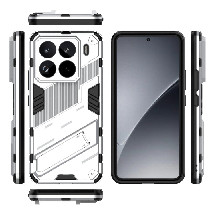 For Xiaomi 15 Pro 5G Punk Armor 2 in 1 PC + TPU Phone Case with Holder