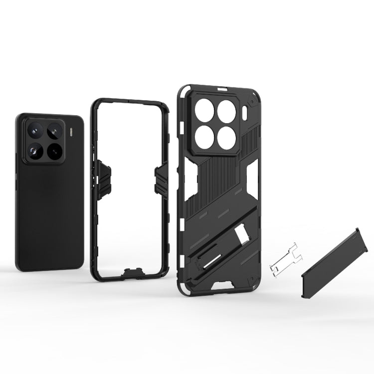 For Xiaomi 15 Pro 5G Punk Armor 2 in 1 PC + TPU Phone Case with Holder