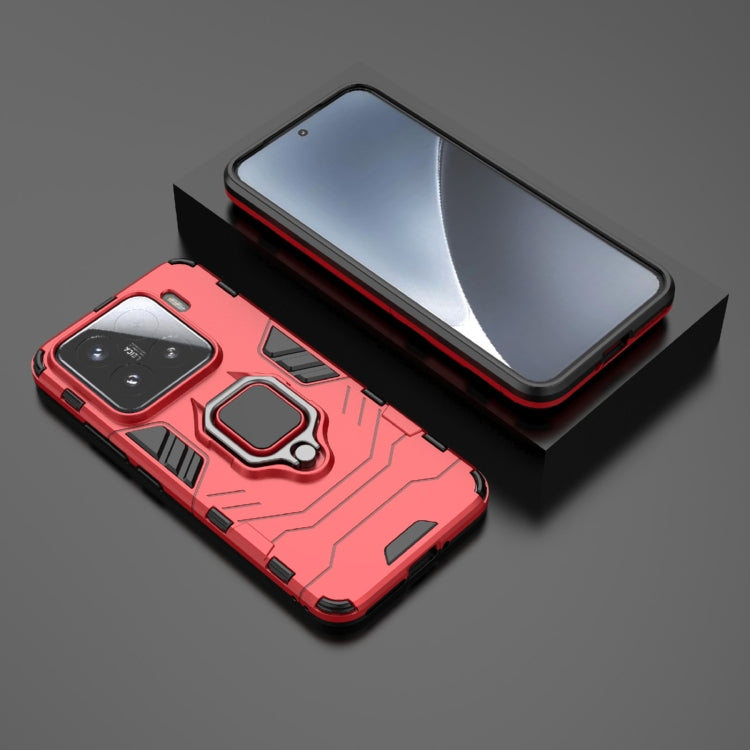 For Xiaomi 15 Shockproof PC + TPU Holder Phone Case