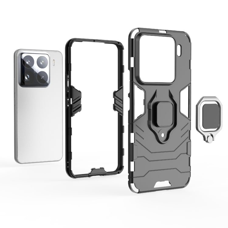 For Xiaomi 15 Pro Shockproof PC + TPU Holder Phone Case