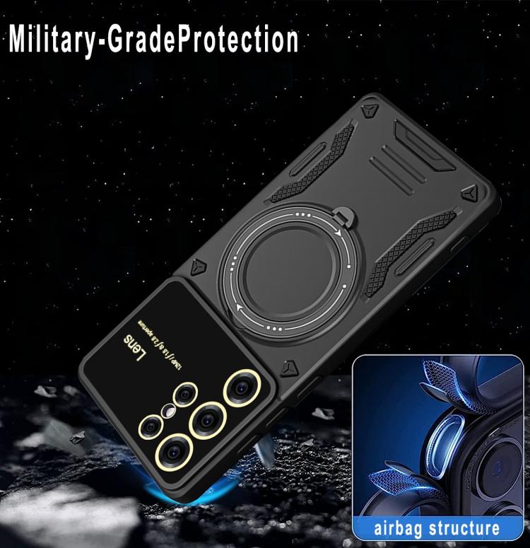 For Samsung Galaxy S26 Ultra 5G Large Window MagSafe Holder Phone Case