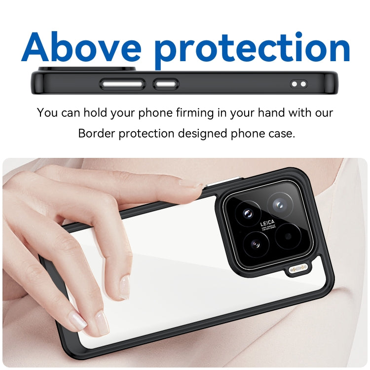 For Xiaomi 15 Colorful Series Acrylic Hybrid TPU Phone Case