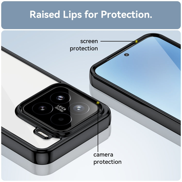For Xiaomi 15 Colorful Series Acrylic Hybrid TPU Phone Case