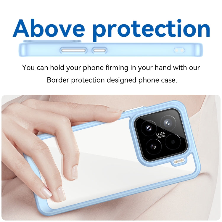 For Xiaomi 15 Colorful Series Acrylic Hybrid TPU Phone Case